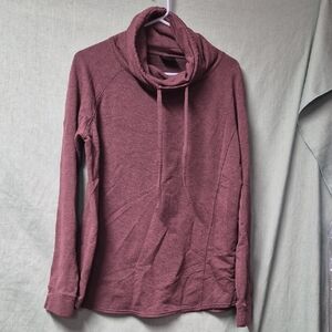 32 Degrees Women's Cowl Neck Sweater - Burgundy Pre-owned L